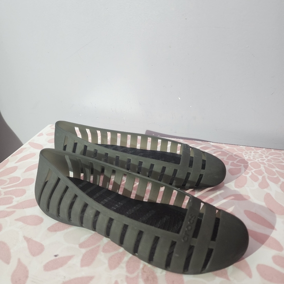 Crocs Adrina Flat Slip On loafers size 9 - Picture 3 of 6